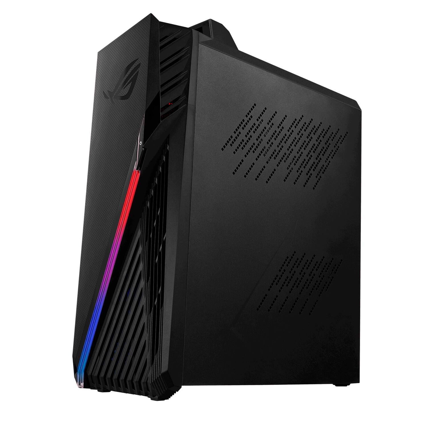 Alt View 4. ASUS - ROG Strix GA15 Desktop PC (Ryzen 7 5800X, 32GB, 2TB SSD, RTX 3070, Bluetooth 5.1, Win 11 Home) w/USB Hub - Black.