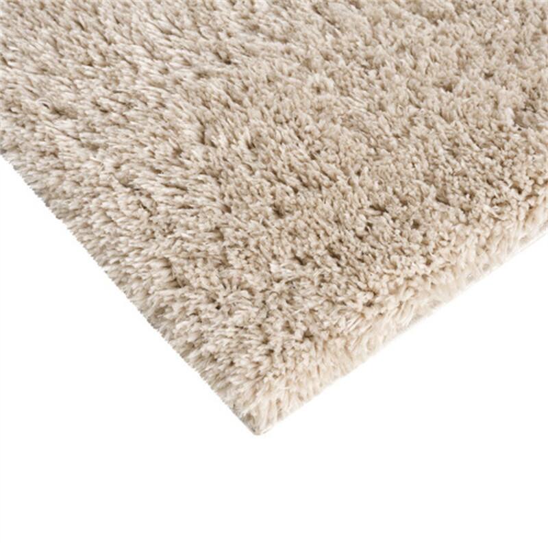 Alt View 1. HTUTWOO - Polyester Shag Area Rug - Cream 4x6, Machine Woven Plush Rug, High Pile 0.75", Soft Pile for High-Traffic Areas - Cream.