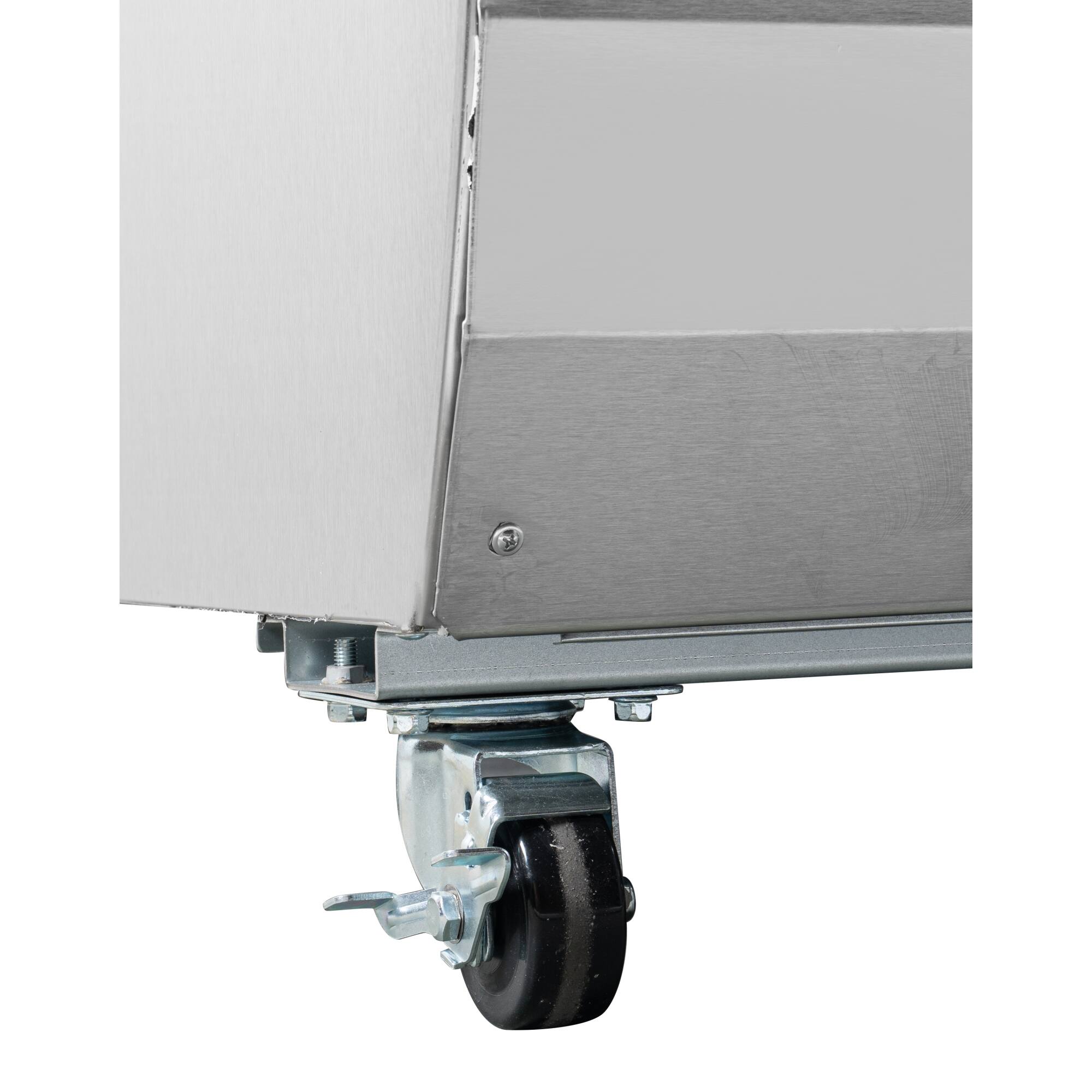 Alt View 8. Koolmore - 47 in. Deli Display Refrigerator - 18 Cu Ft. RD18C-SS - Stainless-Steel.