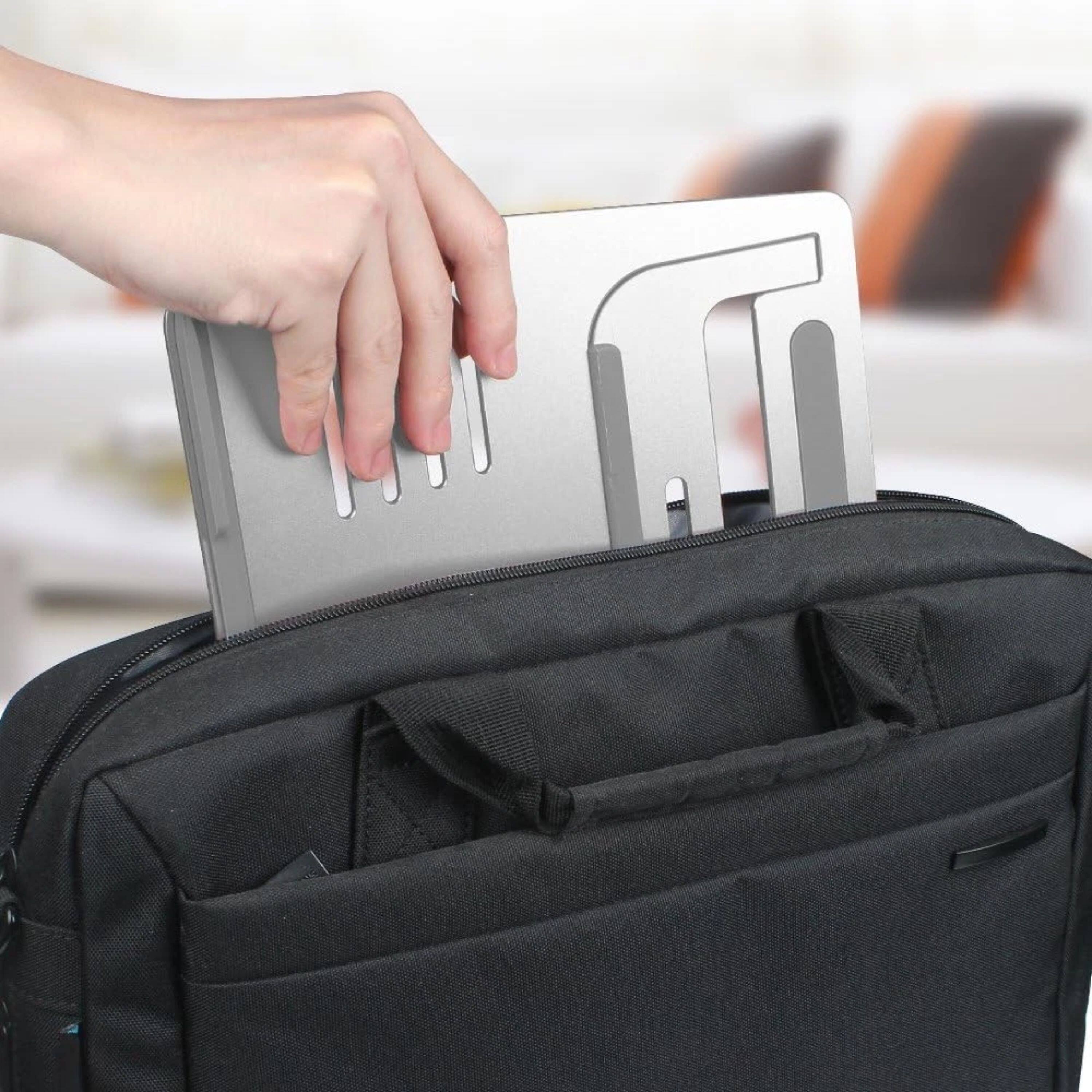 Alt View 2. Kitcheniva - Aluminum Portable Laptop Stand For 11-15" Laptop MacBook Surface Lenovo Dell Silver - Silver.