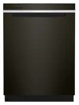 Whirlpool - 24" Top Control Built-In Stainless Steel Tub Dishwasher with 3rd Rack, Large Capacity, 47 dBA - Black Stainless Steel