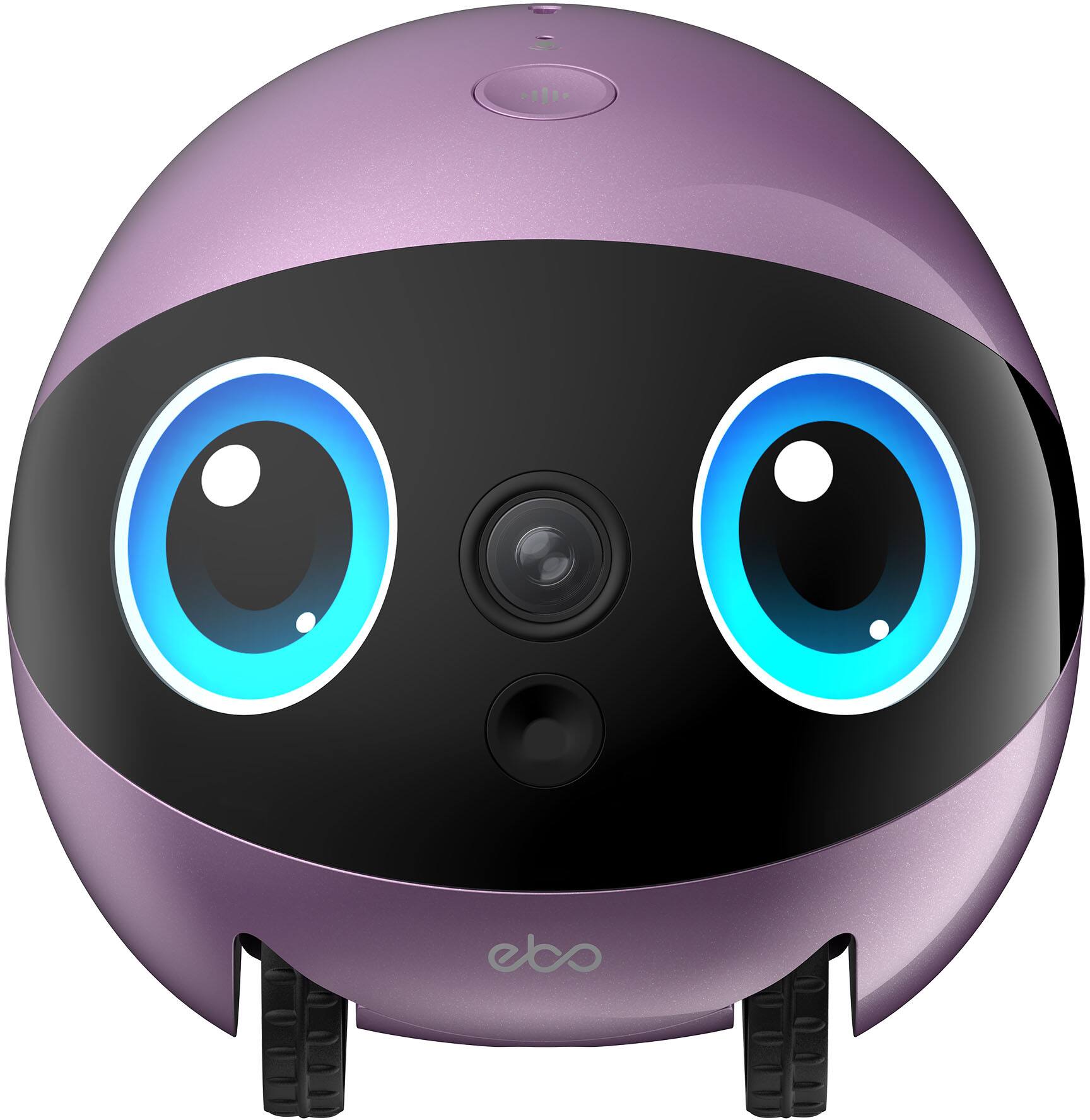 Alt View 17. Enabot - EBO Air 2 Plus FamilyBot with 3K Res, AI Assistant, 2-Way Video, Smart Patrol, 32-GB SD Card, Charging Dock, AC Adapter - Nebula Purple.