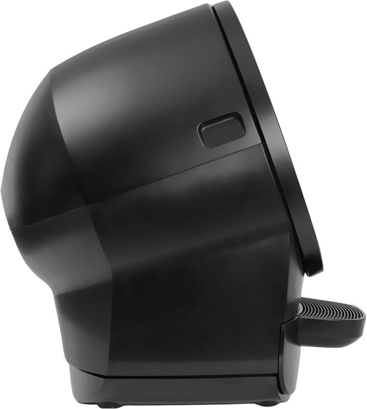 Alt View 4. Whisker - Litter-Robot® EVO Compact Smart App-Controlled Automatic Self-Cleaning Litter Box - Black.