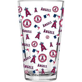 The Memory Company - Los Angeles Angels Full Wrap Pint Glass - Multicolor