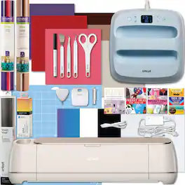Cricut - Maker 4 with Easy Press 3 Machine and Heat Transfer Vinyl Combo Bundle