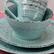 Alt View 2. Elama - Elama Malibu Waves 16-Piece Dinnerware Set in Turquoise - Turquoise.
