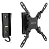 Front. Mount-It! - RV & Camper TV Wall Mount for 19–43" Screens, 33 lb Capacity, Tilt 30°, Swivel 60°, Dual Wall Plates - Black.