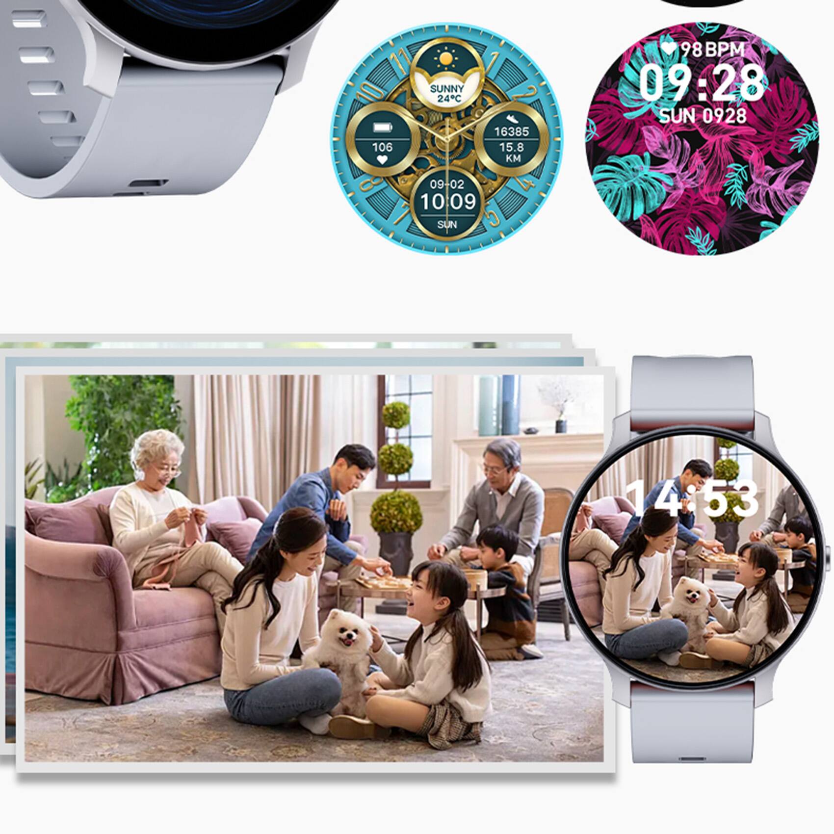 106 SUNNY 24°C  
16385 15.8  
98 BPM  
09:28 SUN 0928  
09:02 10 0:09 SUN  
14:53