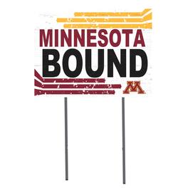 Jardine - Minnesota Golden Gophers 18'' x 24'' Bound Yard Sign - White
