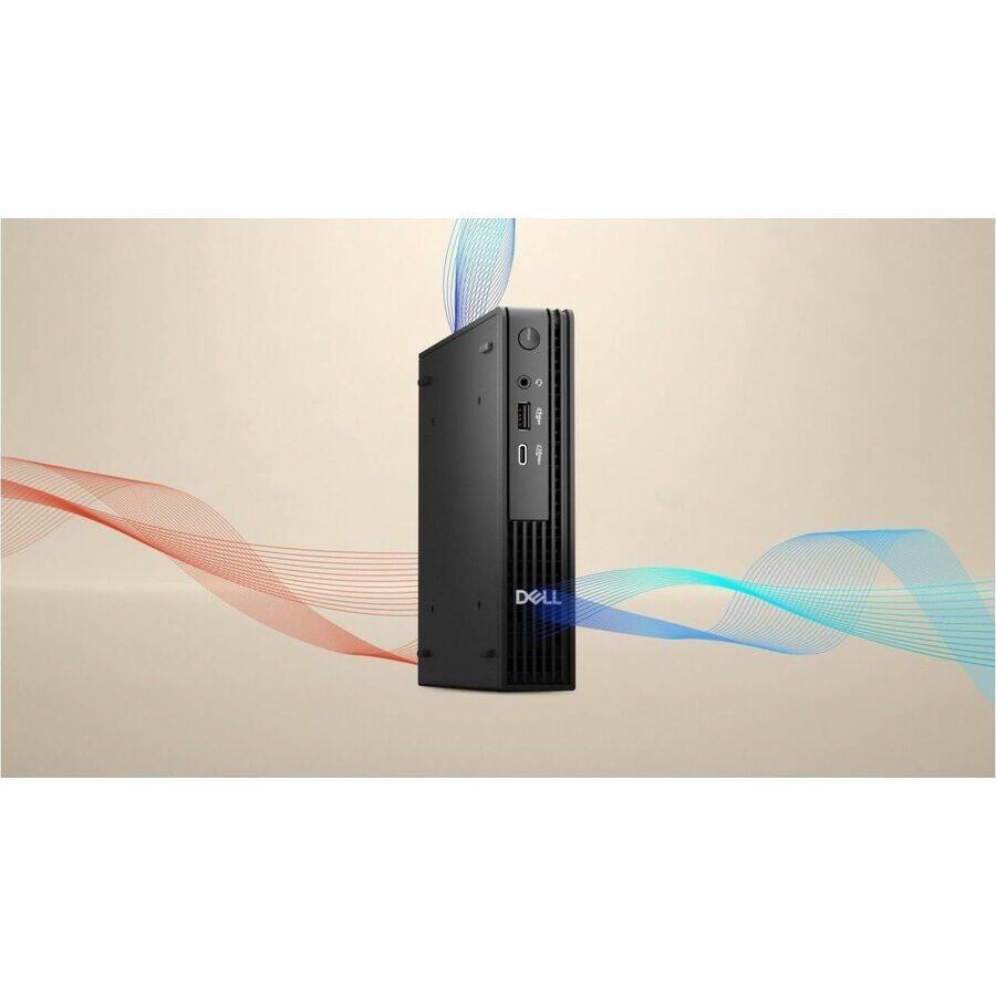 Alt View 1. Dell - Dell Pro Micro QCM1250 Desktop Computer - Intel Core Ultra 7 265T - vPro Technology - 16 GB - 256 GB SSD - Micro PC - Black.
