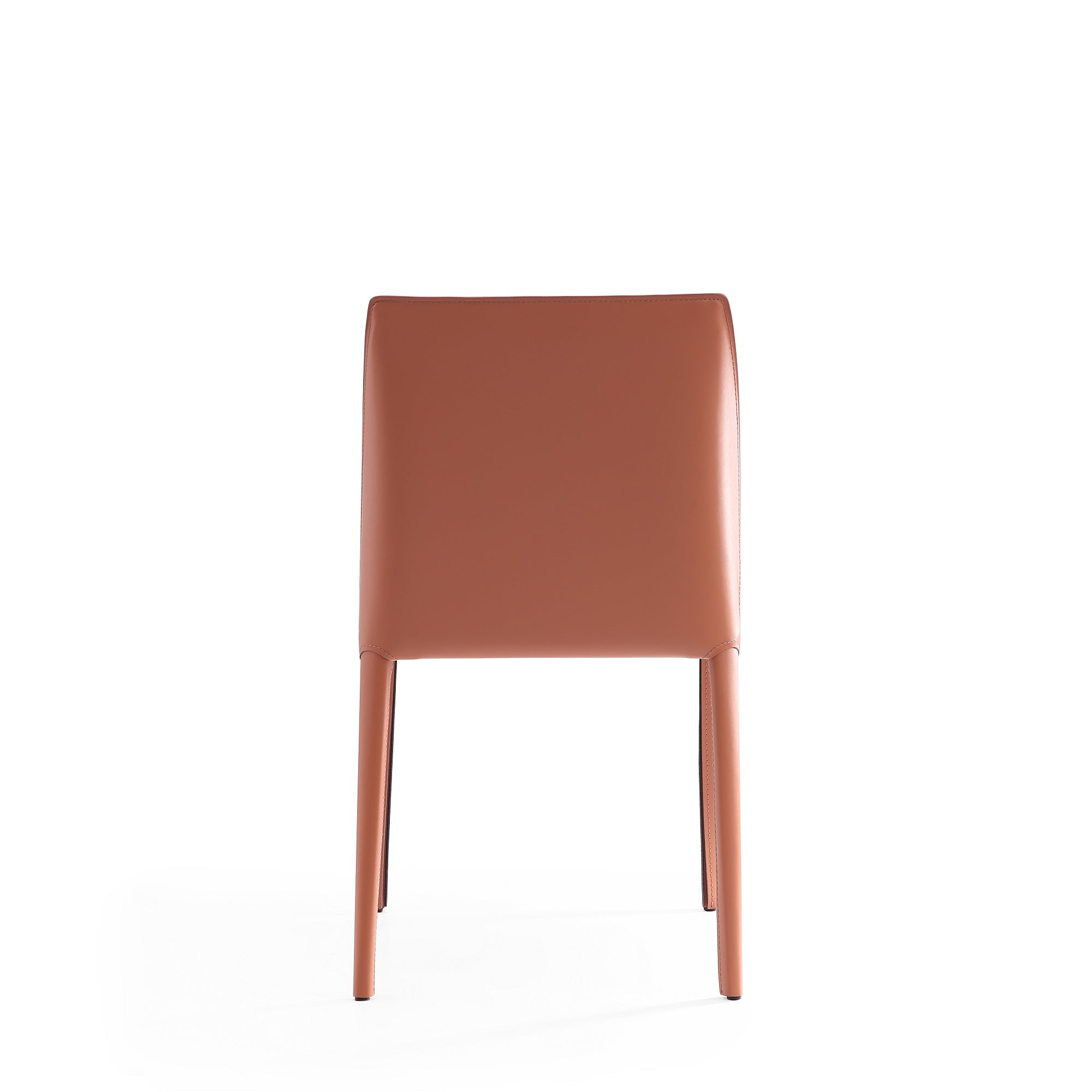Alt View 2. Manhattan Comfort - Paris Modern Vegan Leather Dining Chair - Set of 2 - Clay.