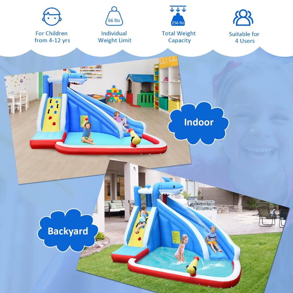 - For Children from 4-12 yrs
- Individual Weight Limit: 66 lbs
- Total Weight Capacity: 256 lbs
- Suitable for 4 Users
- Indoor
- Backyard