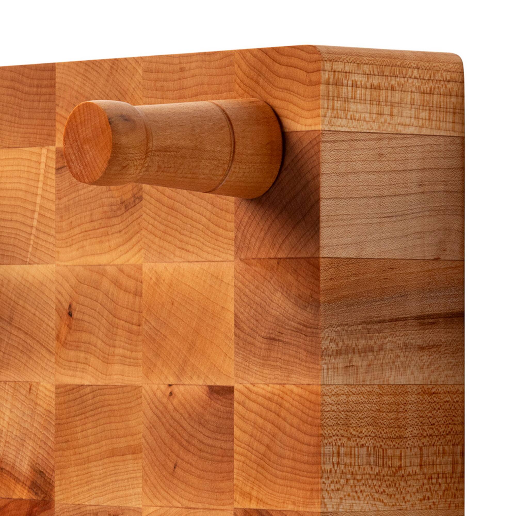 Alt View 8. John Boos - John Boos MC Series Square Wood Cutting Board with Feet, 12" x 12", Maple - Square.
