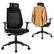 Alt View 17. Costway - High Back Mesh Swivel Reclining Office Chair with Hanger - Black.