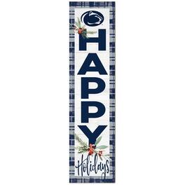 Jardine - Penn State Nittany Lions 12'' x 48'' Happy Holidays Outdoor Leaner - White