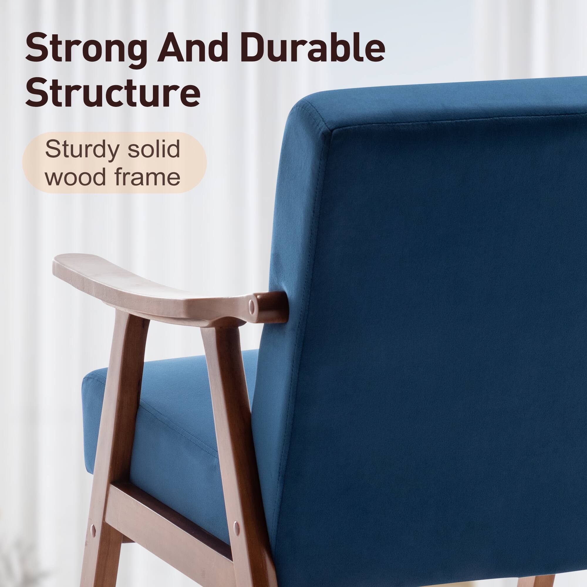 Strong And Durable Structure  
Sturdy solid wood frame