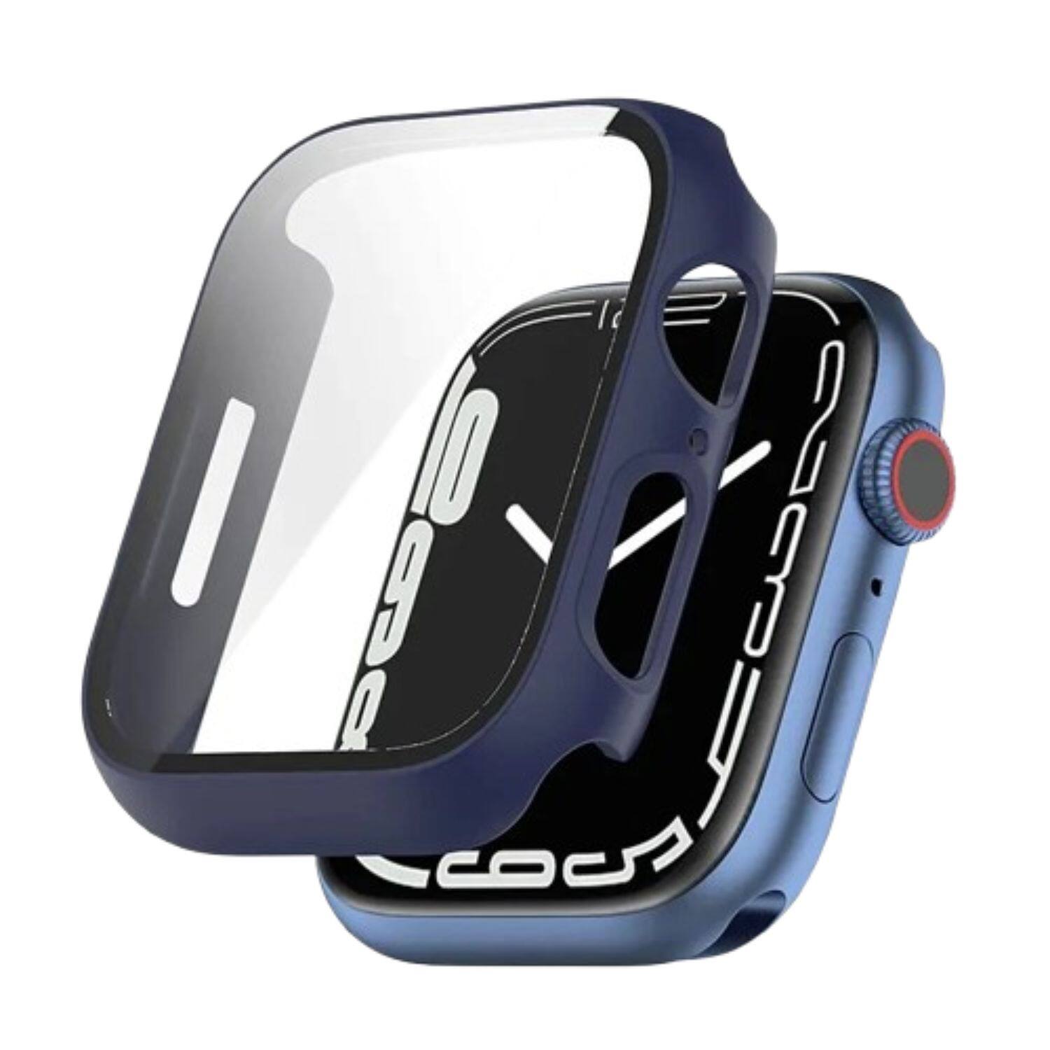 Home Collection - 41mm Hard Case Protector Full Cover for Apple Watch - Dark Blue