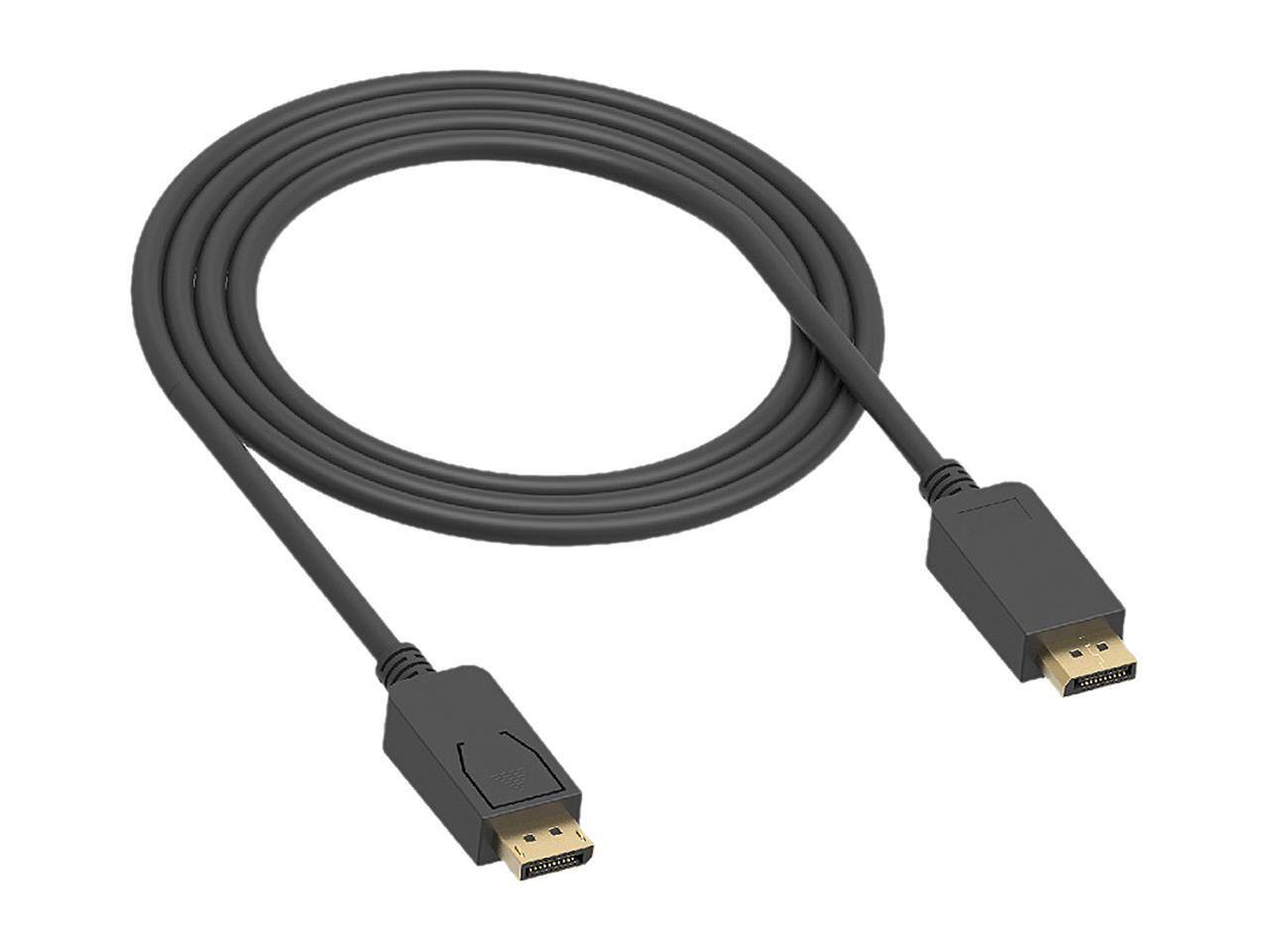 Alt View 1. Nippon Labs - Nippon Labs 15Ft DisplayPort Male/Male Cable V1.2 4K up to 144Hz, Black DP1.2 Cable - 60DP12V-MM-15.