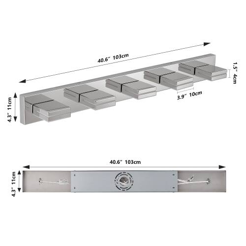 11cm 4.3" 40.6" 103cm 3.9" 10cm 1.5" 4cm