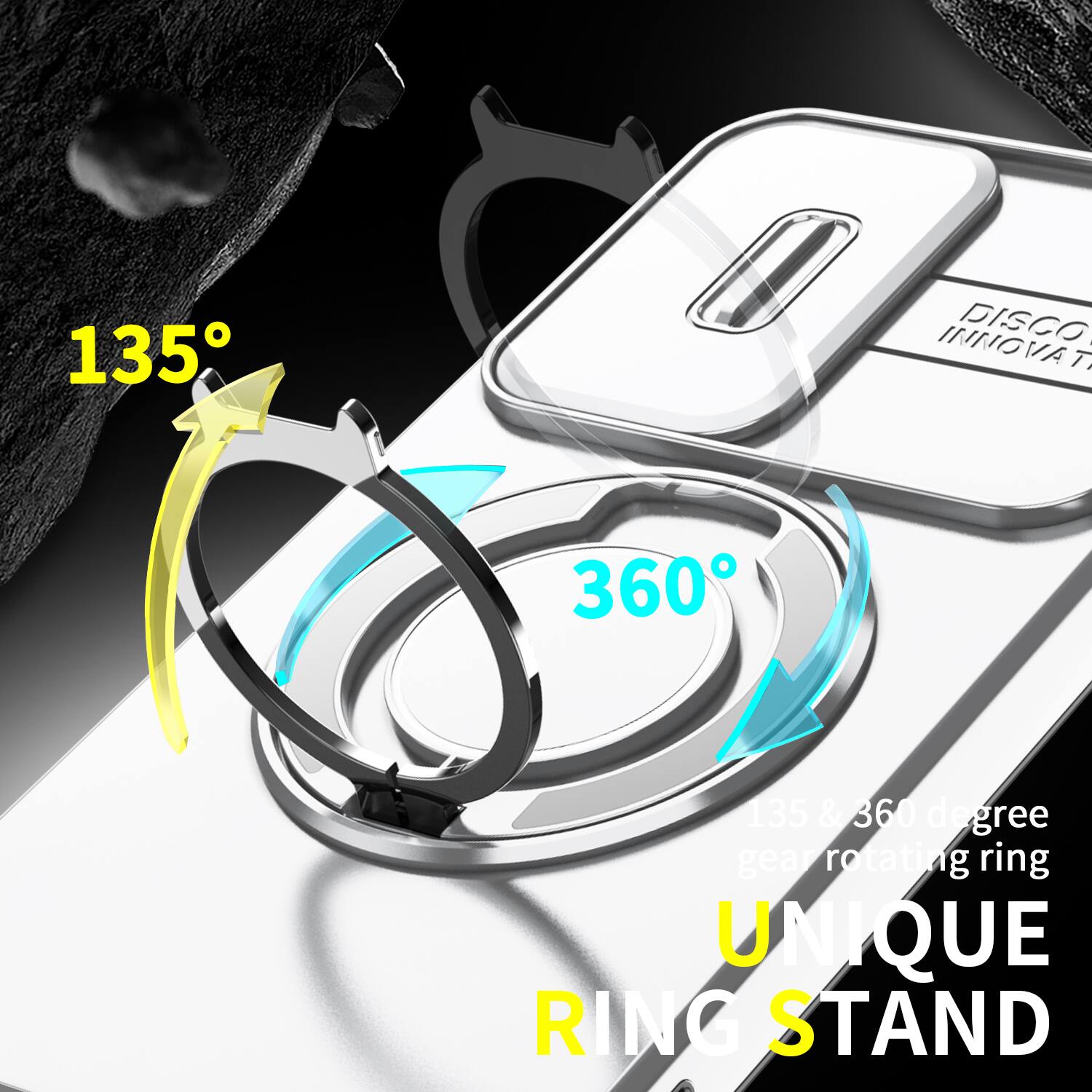 135
INNOVAT DISCO
360
135 & 360 degree gear rotating ring
UNIQUE RING STAND