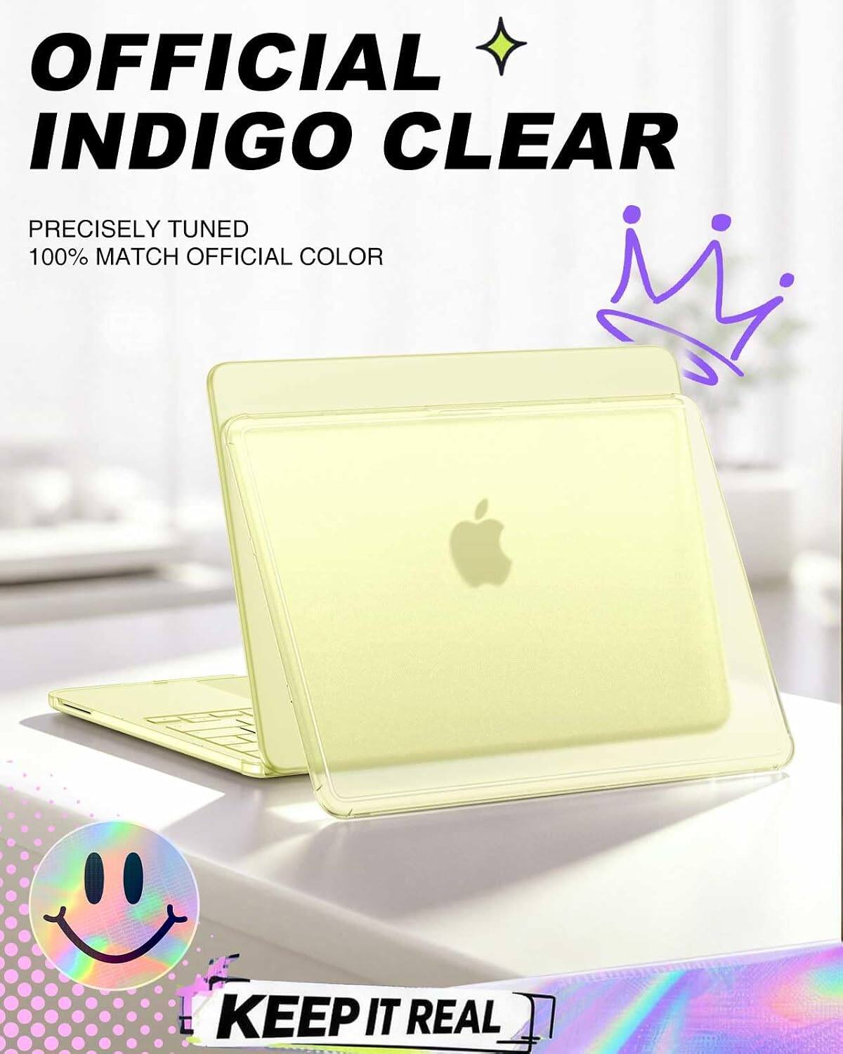 OFFICIAL INDIGO CLEAR  
PRECISELY TUNED  
100% MATCH OFFICIAL COLOR  
KEEP IT REAL