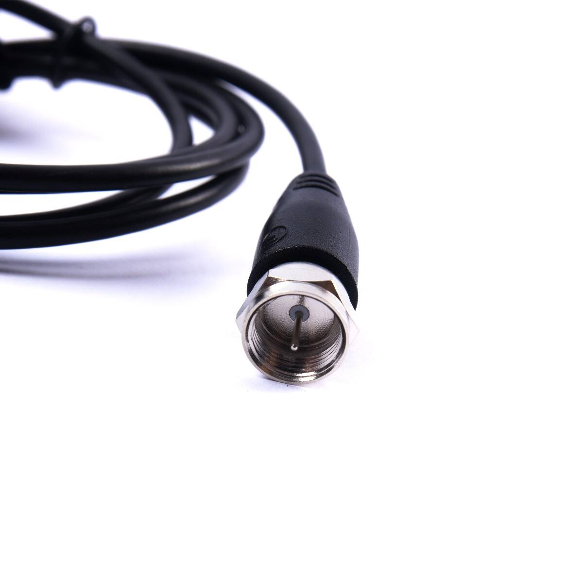 Alt View 1. RadioShack - Amplified Indoor Antenna 1503307 - Black.