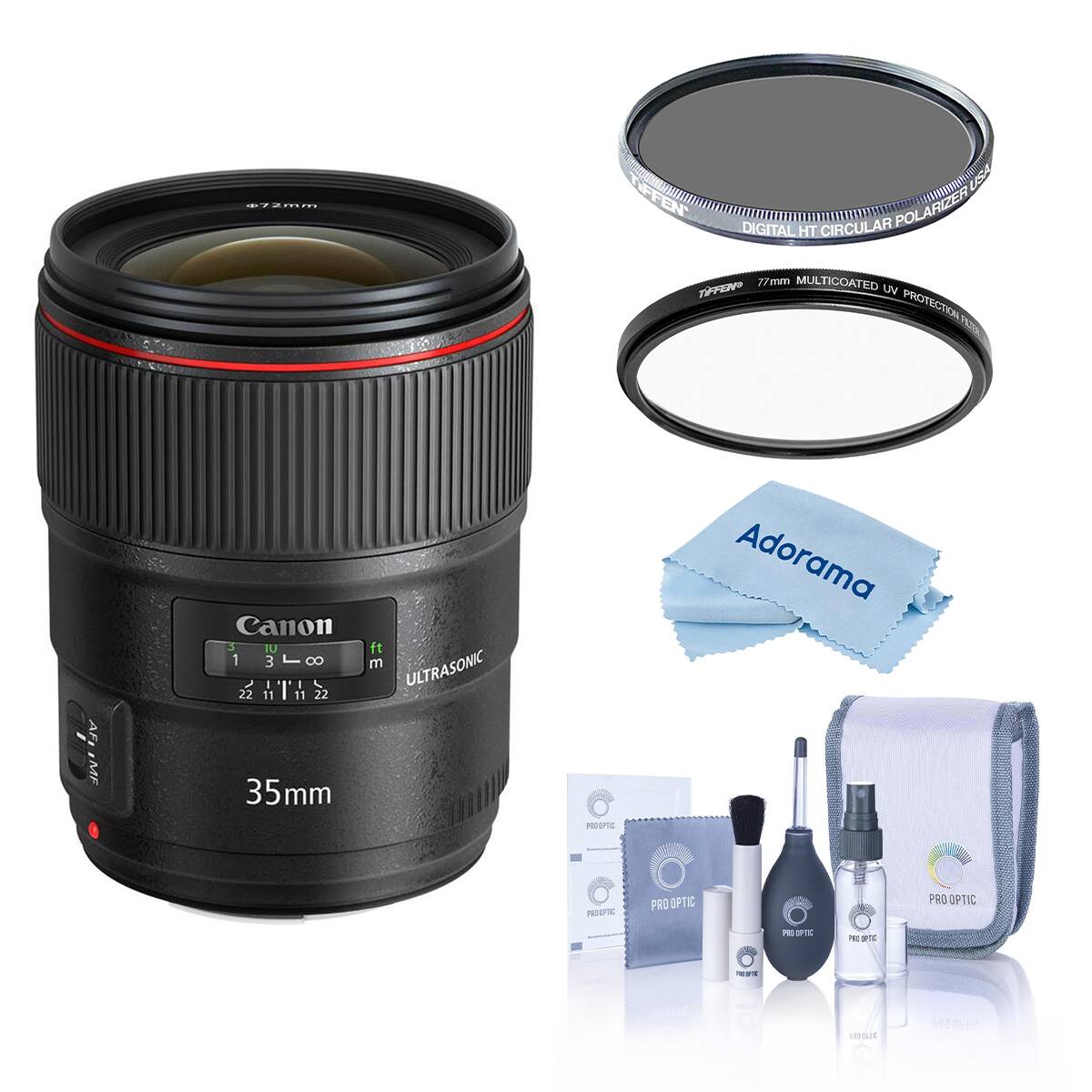 @72mm  
FEN POLARIZER POL DIGITAL HT CIRCULAR 77mm MULTICOATED TIFFEN VU PROTECTION  
AFI MF  
Canon 35mm 1 3 8 22 11 11 22  
ft m ULTRASONIC  
PROOPTIC  
Adorama  
PROOPTIC  
PRO OPTIC  
PRO OPTIC  
PRO FTC  
PRO PTC  
12.9%  
20193-091  
PROOPTIC