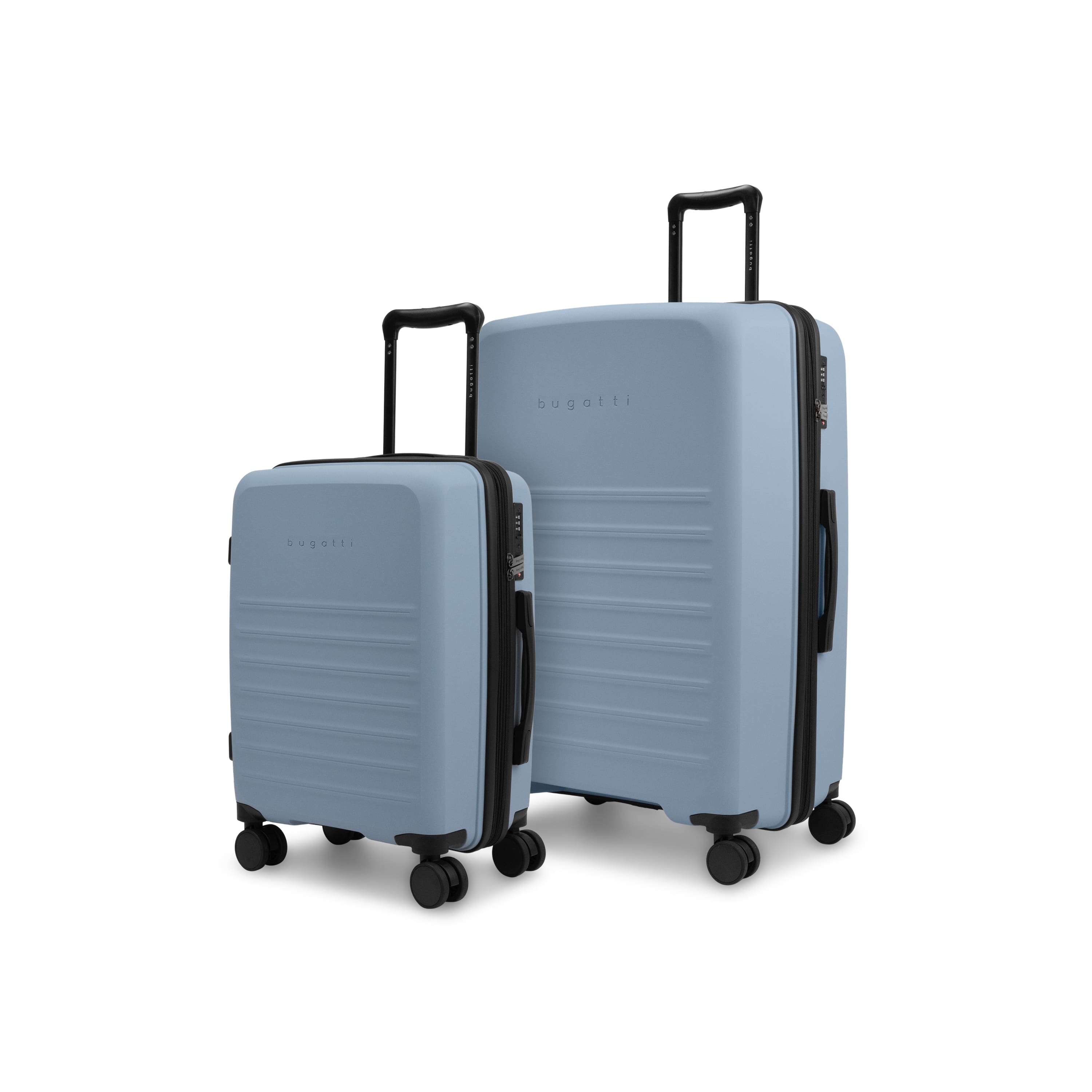 Bugatti - Seoul 2 Piece Hardside Set Luggage - Blue