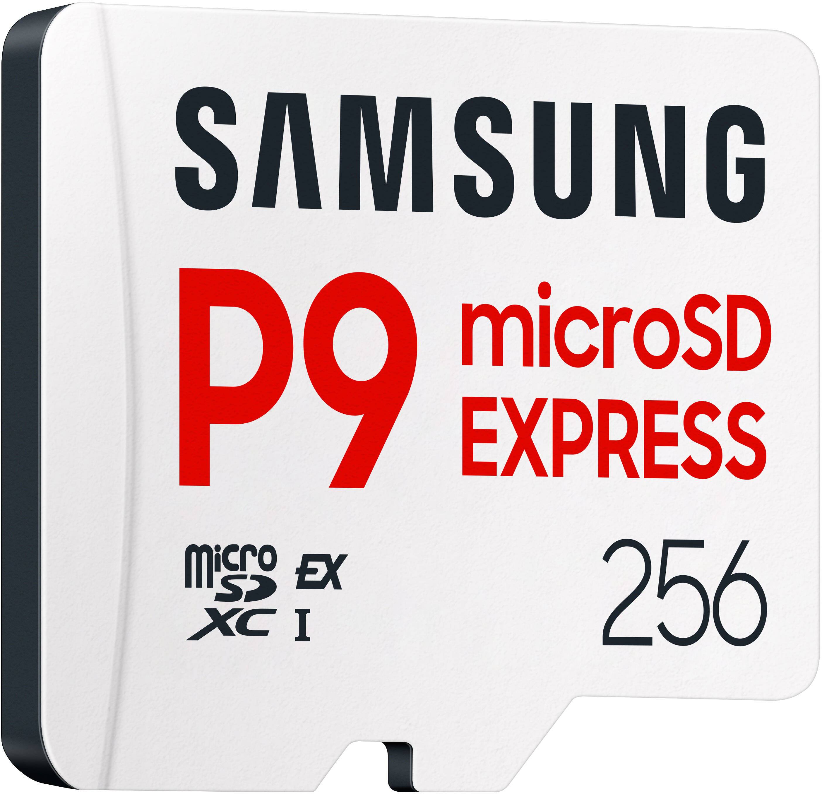 SAMSUNG P9 microSD EXPRESS 256  
Micro SD EX XC I