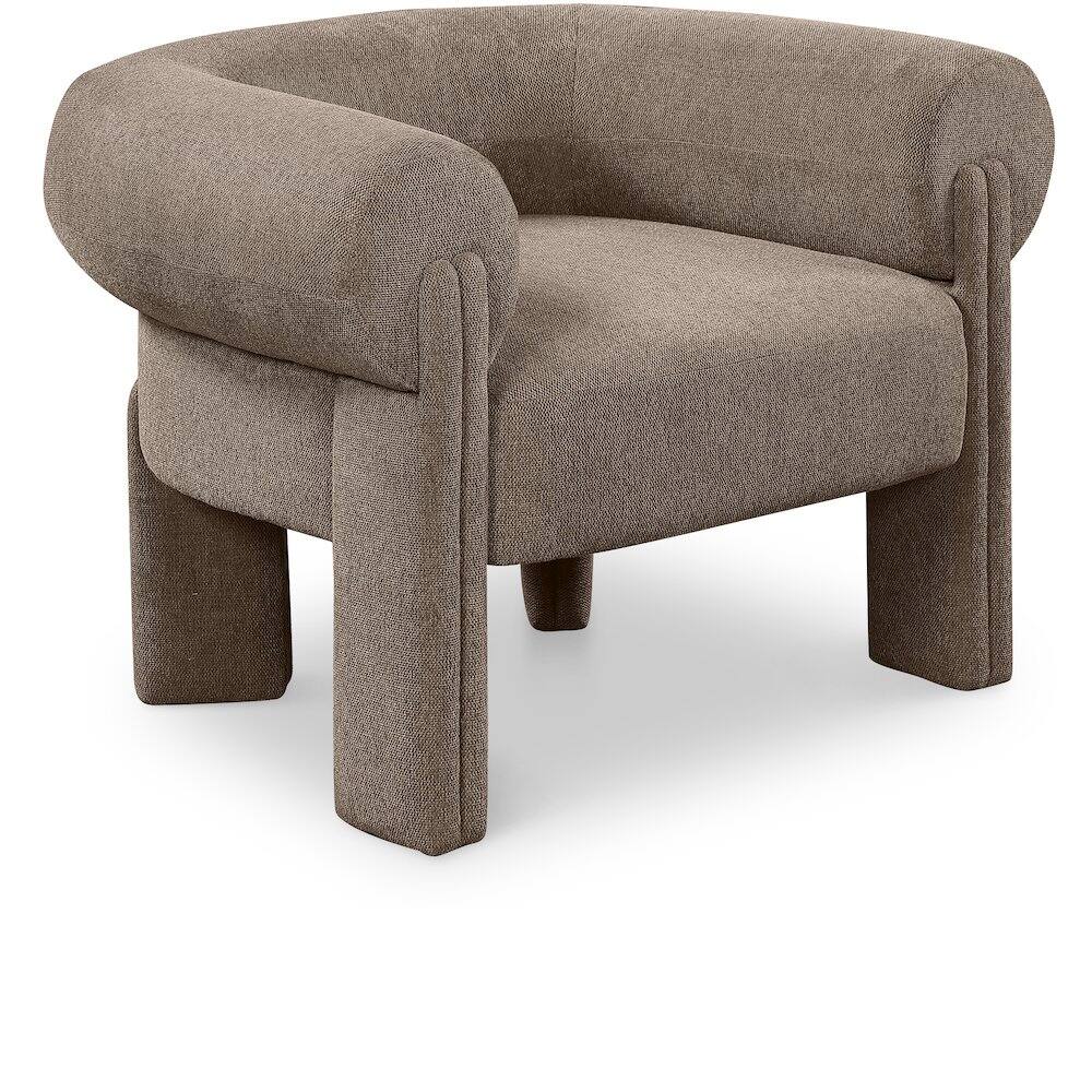 Meridian Furniture - Stefano Polyester Fabric Accent Chair - Brown