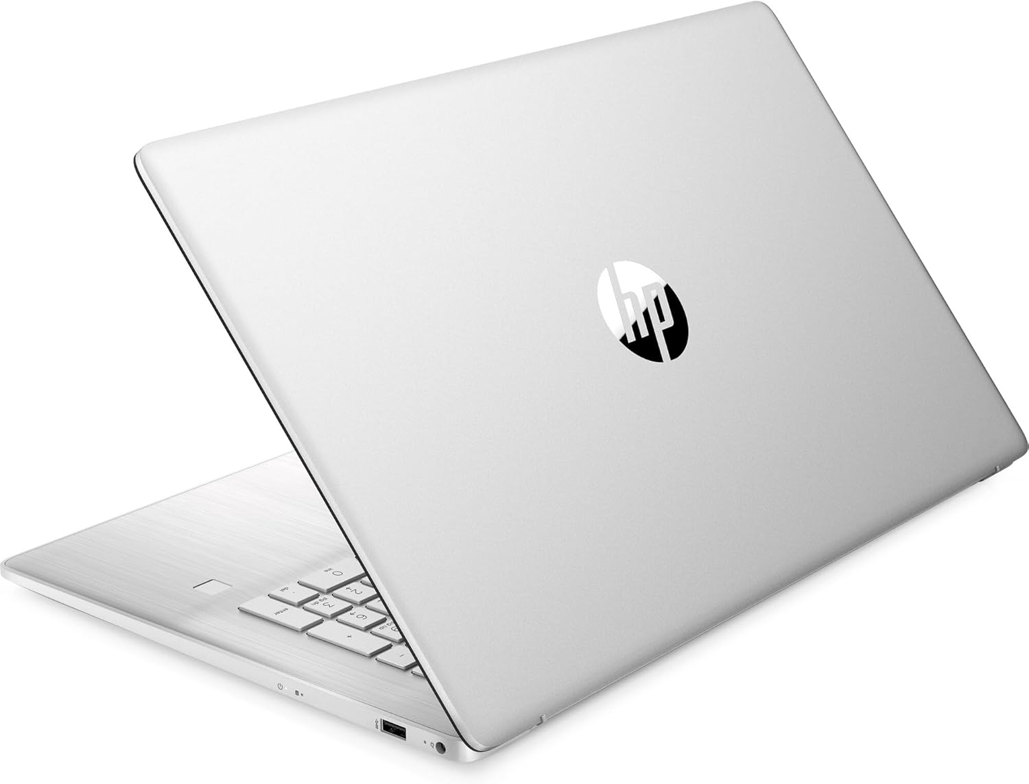 Alt View 8. HP - 17 17.3" FHD Laptop - AMD Ryzen 5 with 16GB Memory - 1TB SSD - HP Fast Charge - Win 11Pro - Silver.