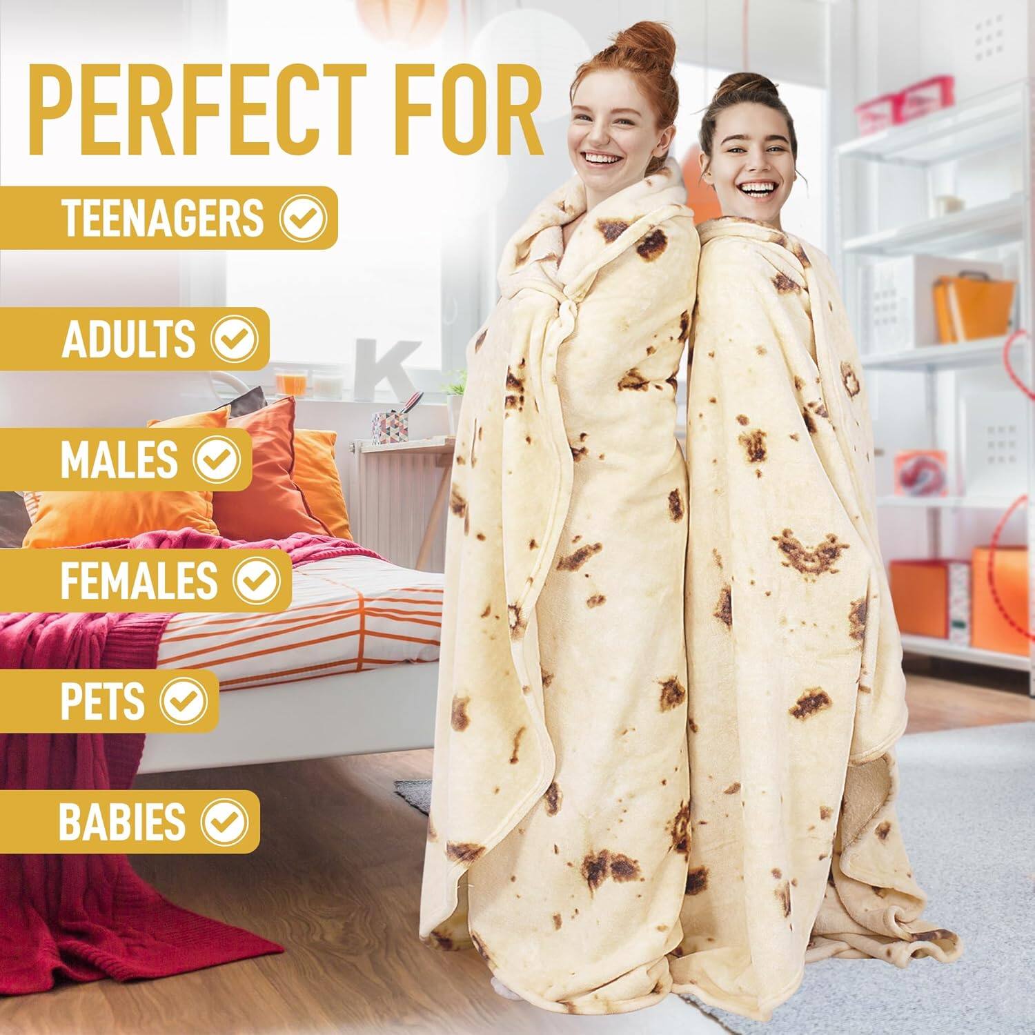 PERFECT FOR

- TEENAGERS
- ADULTS
- MALES
- FEMALES
- PETS
- BABIES