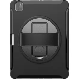 SaharaCase - PROTECTION Hand Strap Series Case for Apple iPad Pro 12.9 (4th, 5th, and 6th Gen 2020-2022) - Black