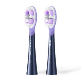 Soocas - Multiclean Ultra Soft Electric Toothbrush Replacement Heads, Compatible with both NEOS II and NEOS II Ultra - Midnight Blue