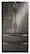 Front. LG - 28.6 Cu. Ft. 4-Door French Door Smart Refrigerator with Water Dispenser - Black Stainless Steel.