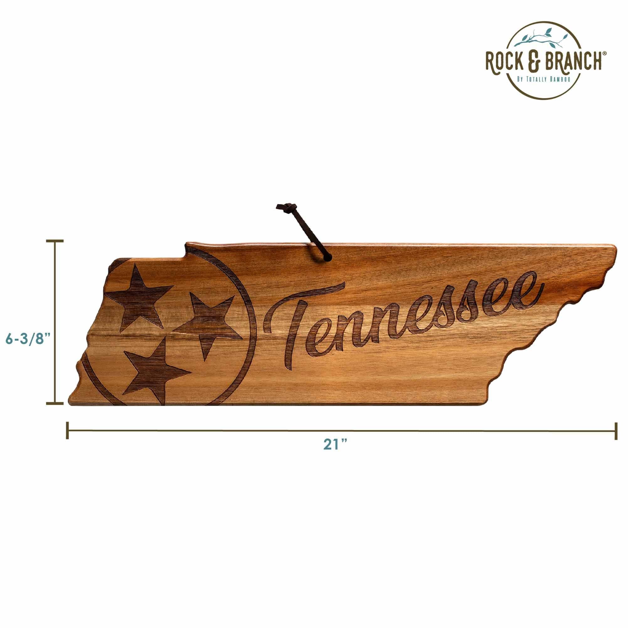 ROCK & BRANCH  
by Totally Bonfire  

Tennessee  

6-3/8" x 21"