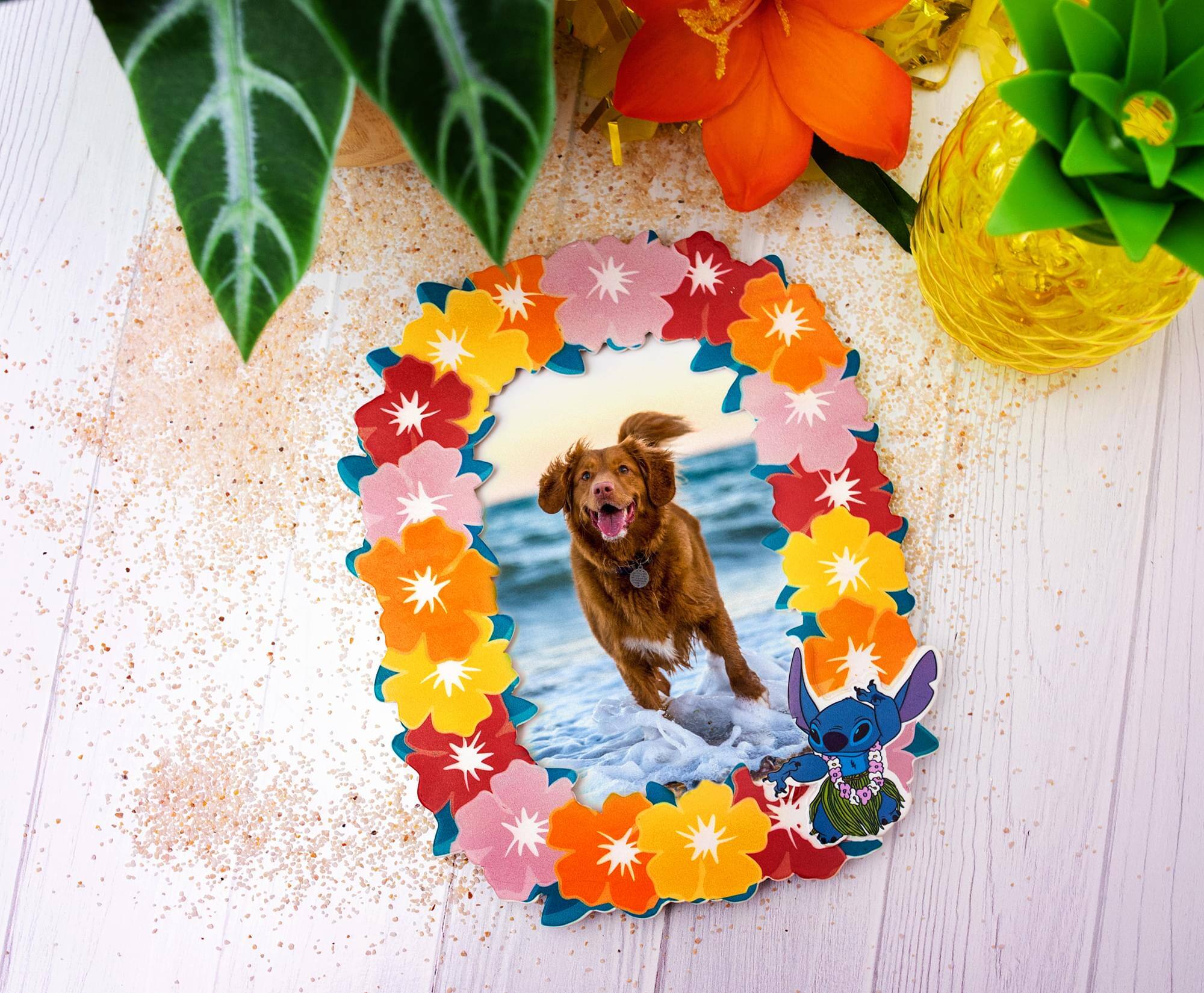 Alt View 10. Silver Buffalo - Disney Lilo & Stitch Die-Cut Photo Frame | 4 x 6 Inches - Blue.