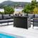 Alt View 1. Gymax - Gymax Propane Gas Fire Pit Table 52 Inch Propane Fire Pit w/ Wind Guard 50,000 BTU Heat Output Black - Black.