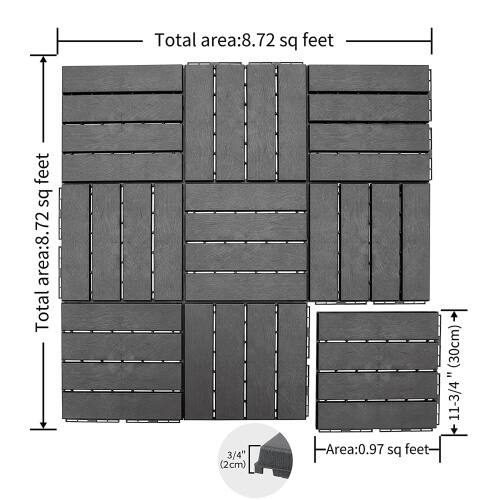 Total area: 8.72 sq feet

Area: 0.97 sq feet

3/4" (2cm)

11-3/4" (30cm)