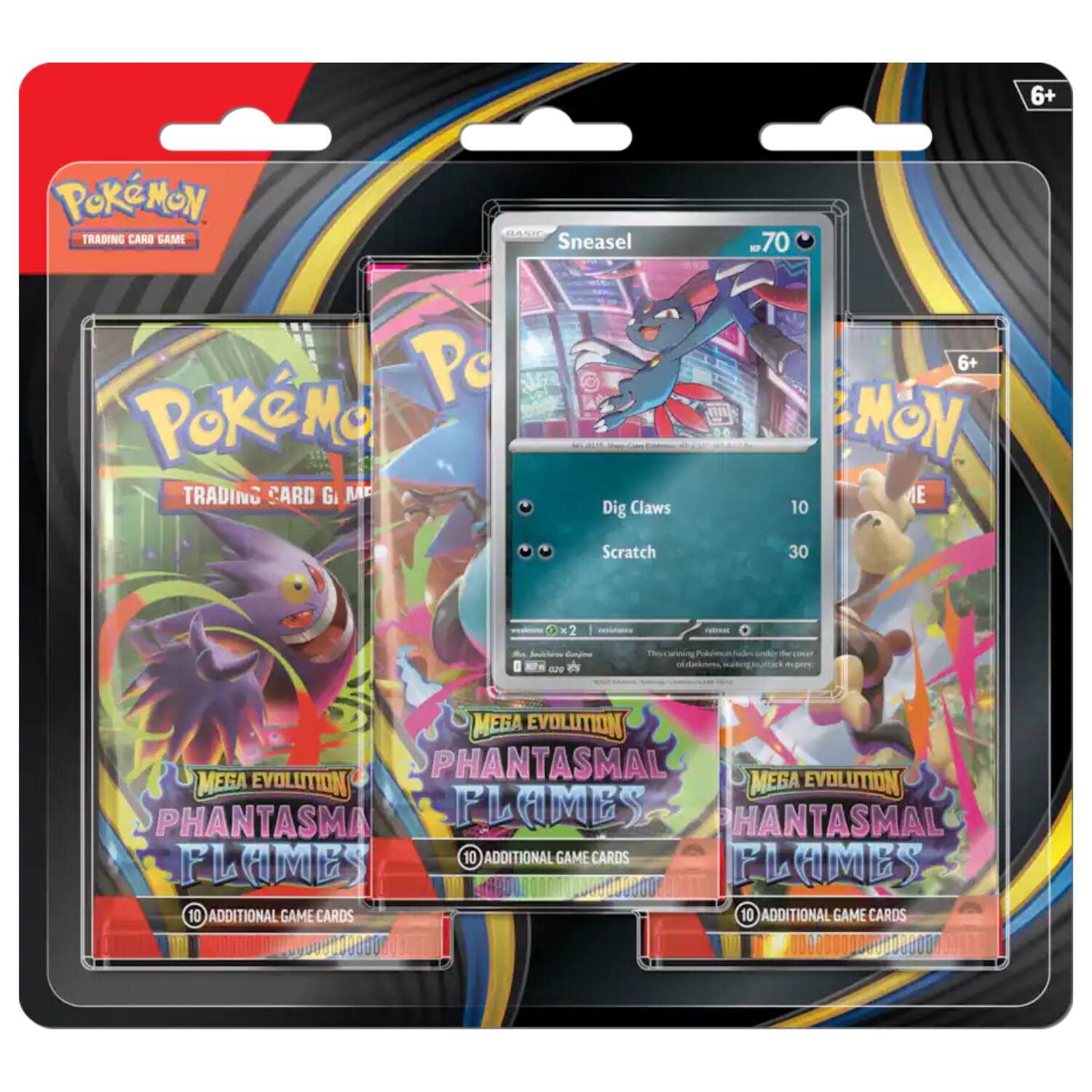 Pokémon Trading Card Game

6+ Pokémon Trading Card Game

Sneasel
70
Dig Claws 10
Scratch 30

Mega Evolution Phantasmal Flames
10 Additional Game Cards

Mega Evolution Phantasmal Flames
10 Additional Game Cards