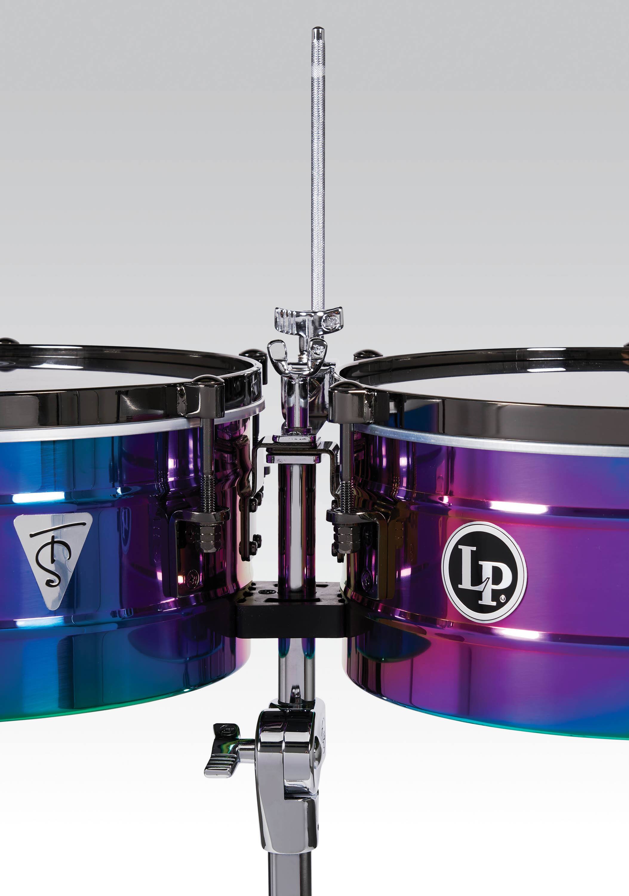 Angle. Latin Percussion - Tony Succar 14" & 15" Timbales.