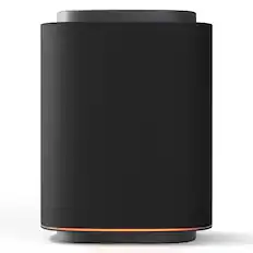 Front. LG - Sound Suite M5 Wireless Spatial Speaker with Wi-Fi and Apple Airplay 2 - Black.
