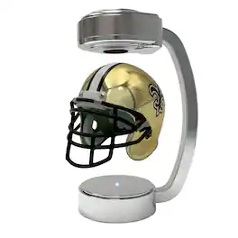 Pegasus - New Orleans Saints Mini Chrome Hover Helmet - Multicolor