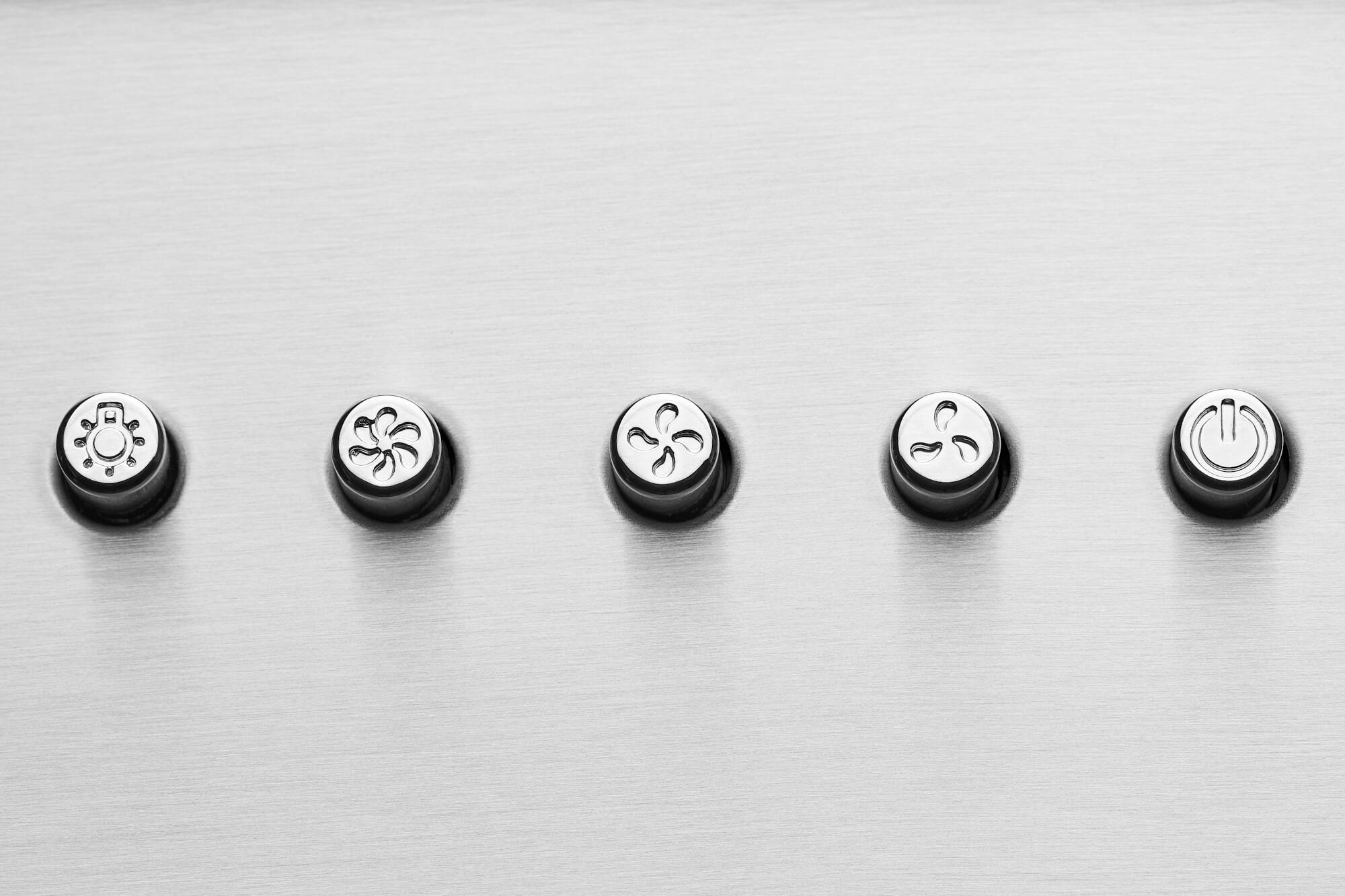 Alt View 5. Hauslane - Hauslane WM-530 Base 30-in Convertible Stainless Steel Wall-Mounted Range Hood (Charcoal Filters Included) - Silver.