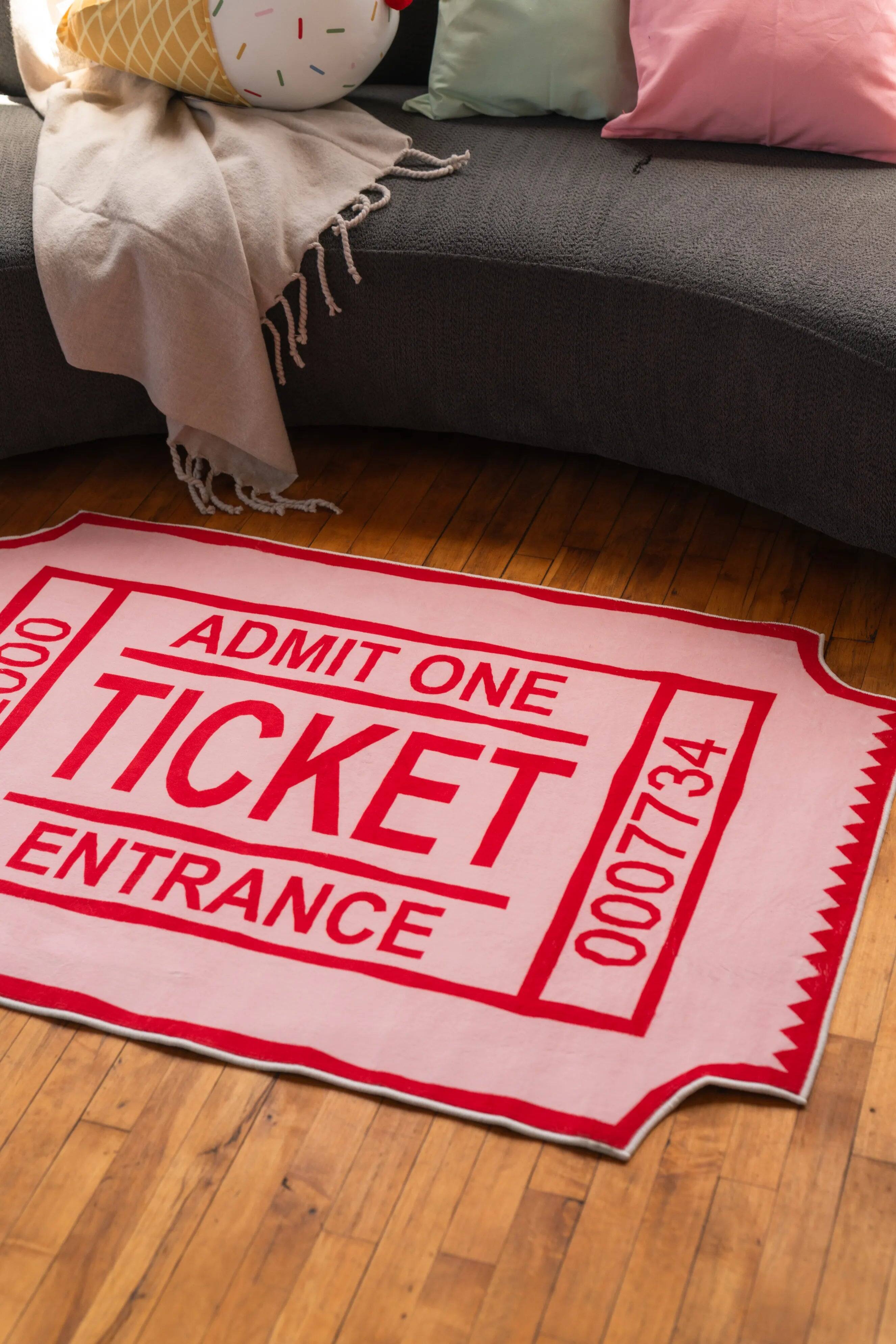 ADMIT ONE TICKET ENTRANCE  
0007734