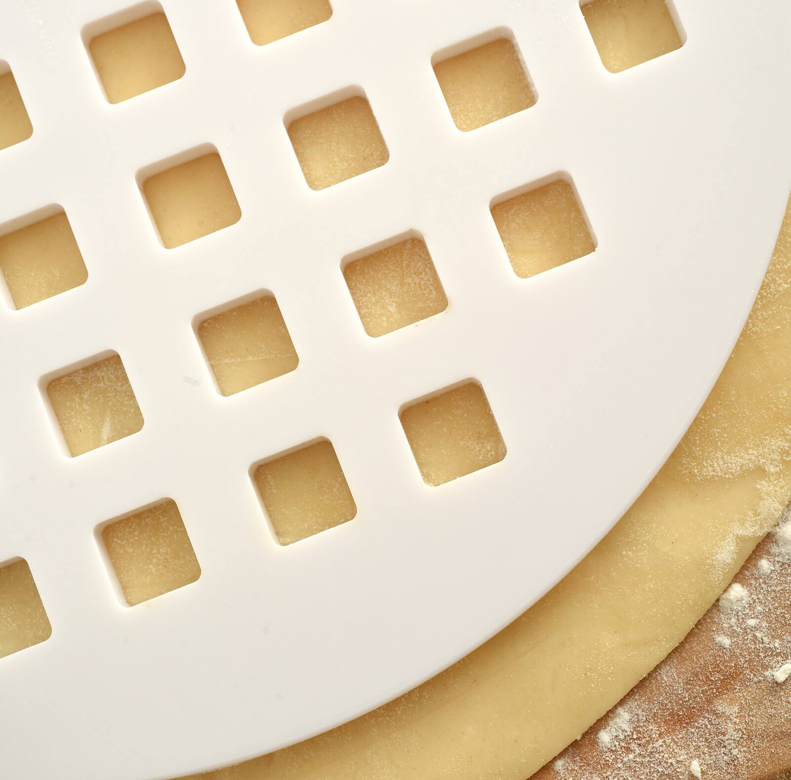 Alt View 1. Norpro - Lattice Pie Top Cutter – 10-Inch Crust Decoration Tool, White - White.