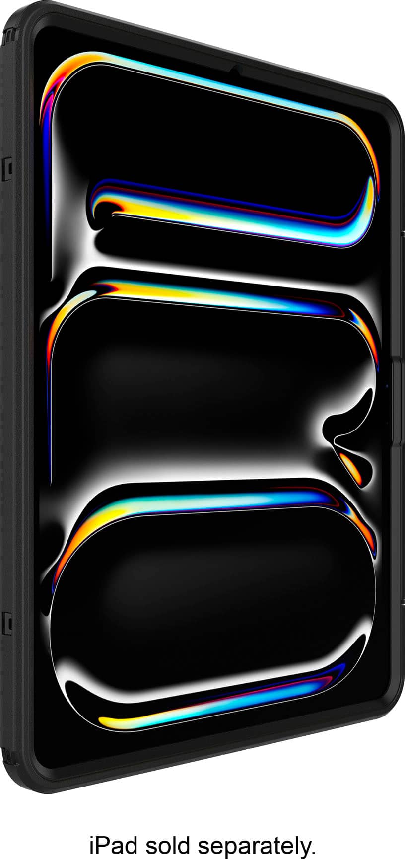 The text on the image reads "iPad sold separately."