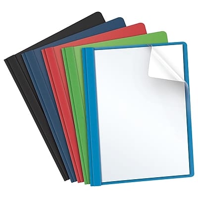 Oxford - Clear Front Report Cover, Letter Size, 25/Box - Assorted Colors price history on PriceWatchPro