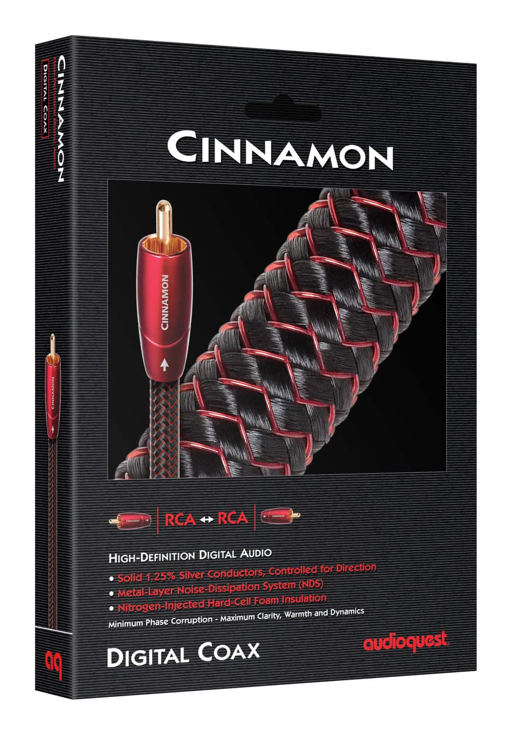 AudioQuest Cinnamon Coax 5.25' Digital Digital Audio Cable with