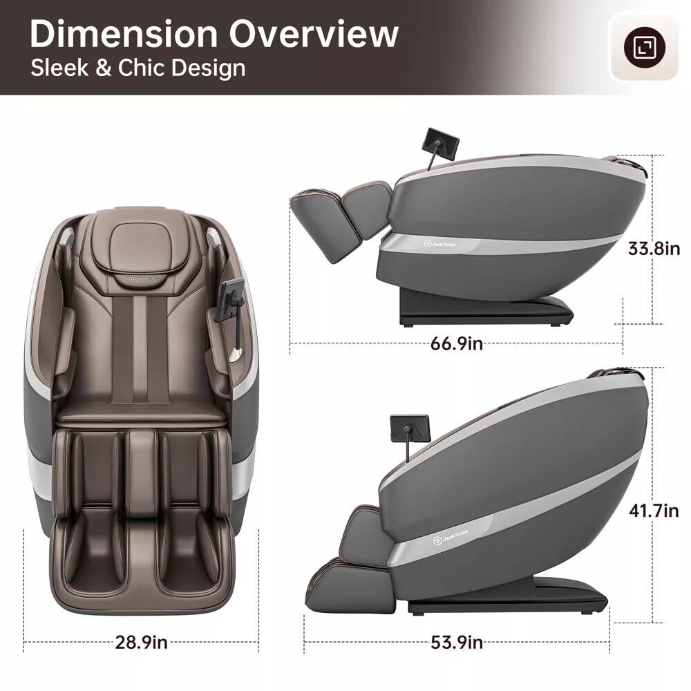 Dimension Overview  
Sleek & Chic Design  

- 33.8in  
- 66.9in  
- 41.7in  
- 28.9in  
- 53.9in